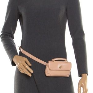 Tory Burch Peach Patent Leather Waist Belt Bag Never use with tag